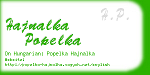 hajnalka popelka business card